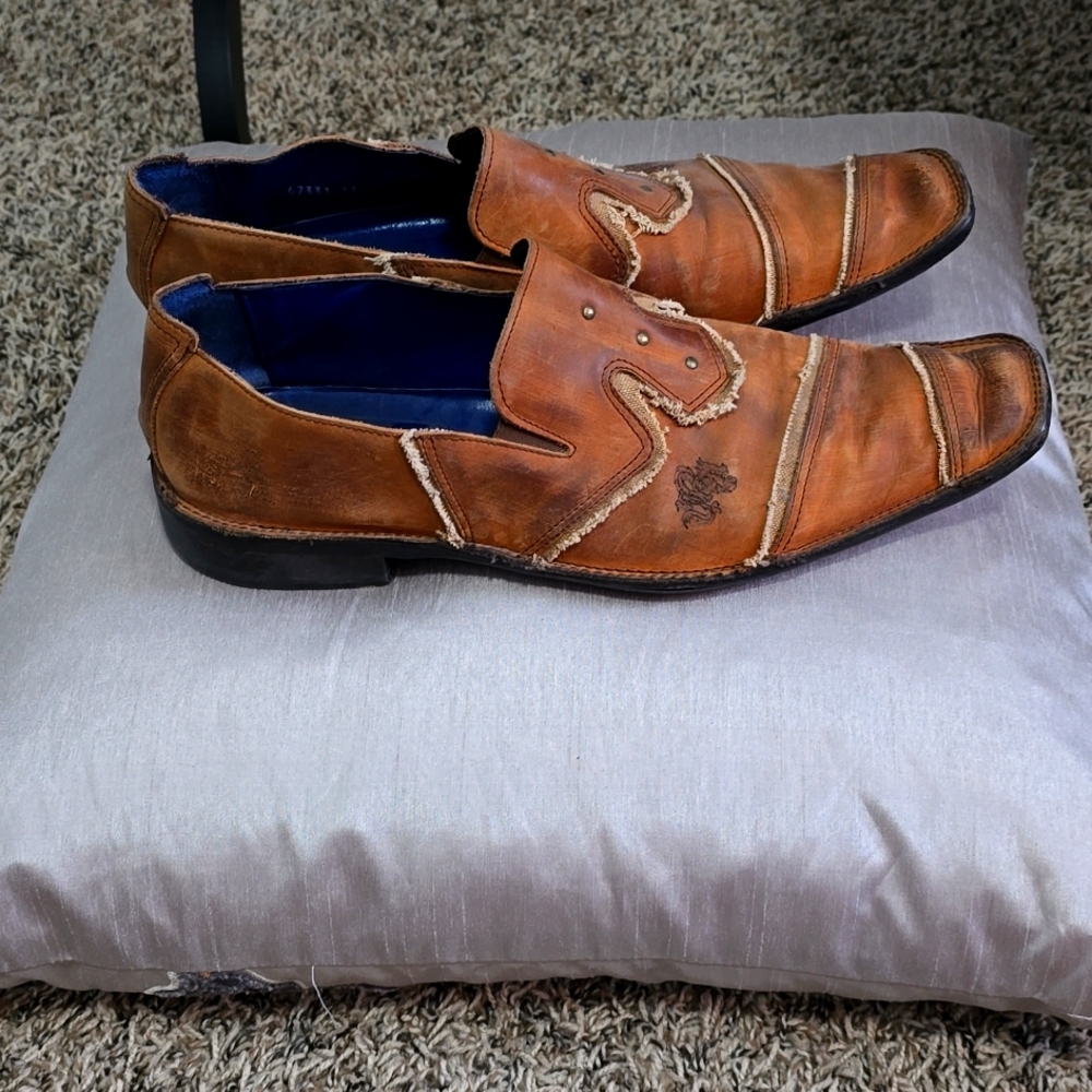 Mark Nason Rock Never Dies Distressed Leather